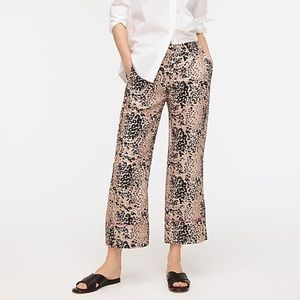 High-rise Peyton pant in leopard print